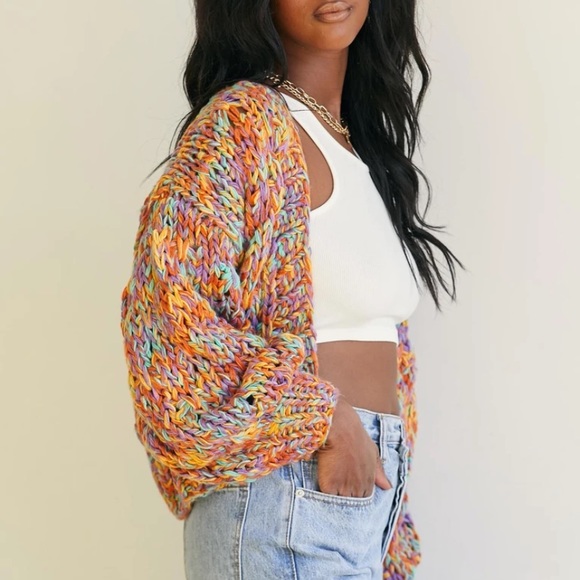 Princess Polly Candy Cardigan Multi 